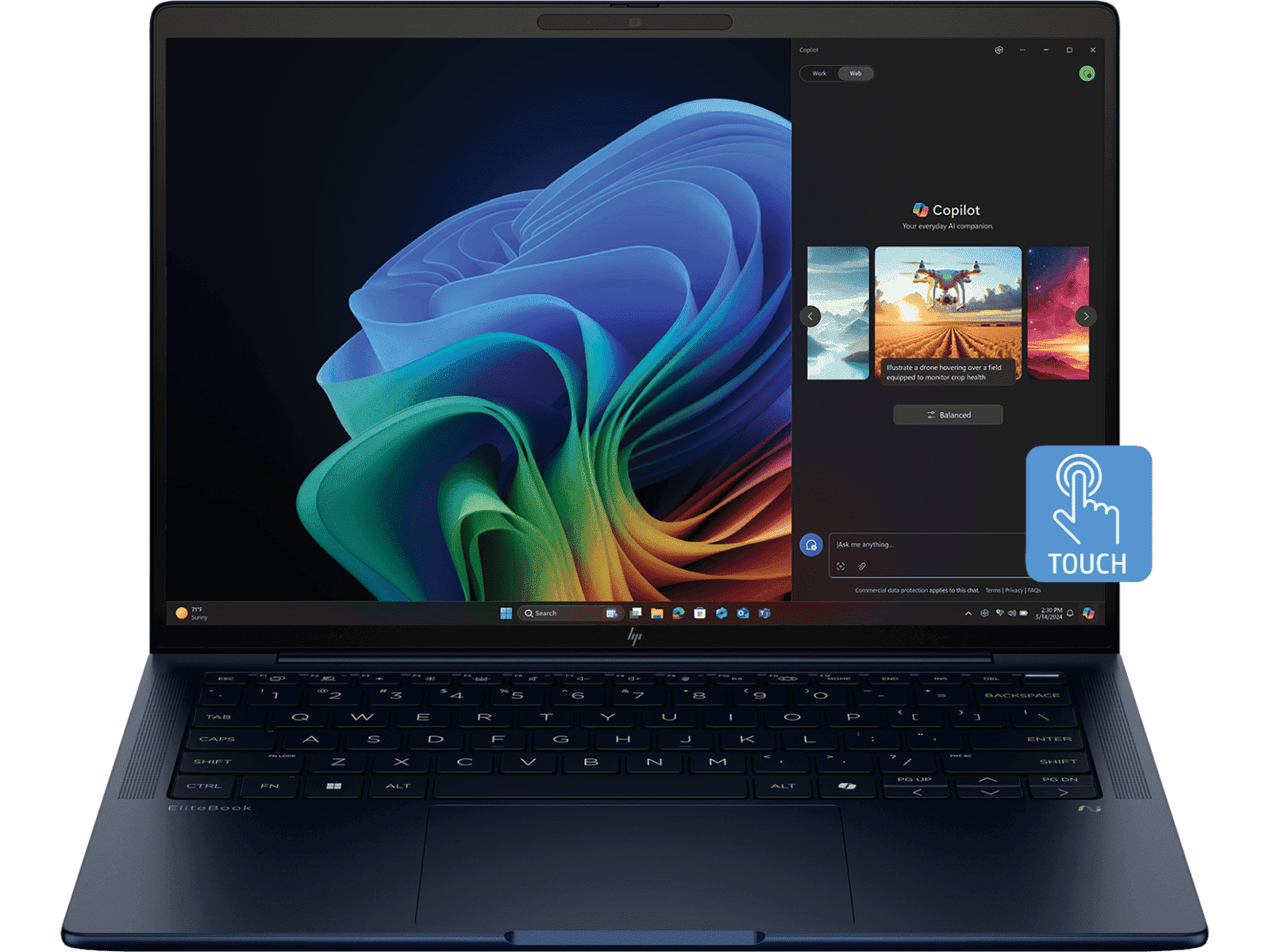 HP EliteBook X G1i cm (14) Notebook Next Gen AI PC, Blue