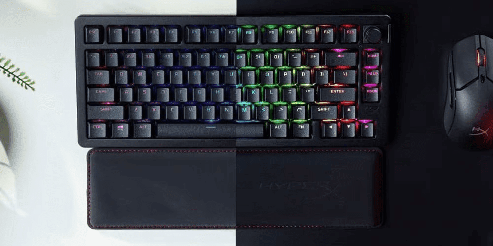 HyperX gaming mouse, keyboard, and headset for competitive FPS gaming 